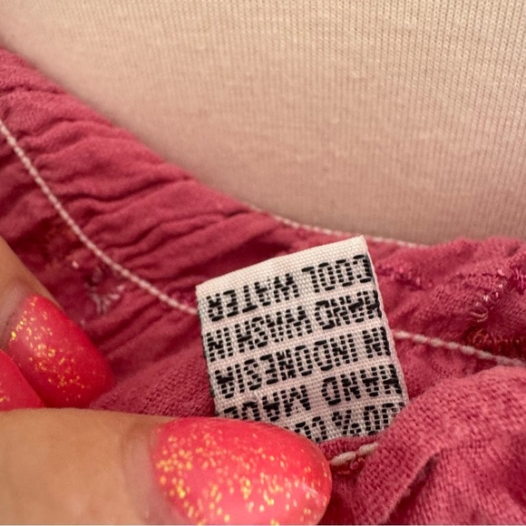 Pink Fairycore sparkley Smocked Women's Dress S/M - Picture 6 of 6